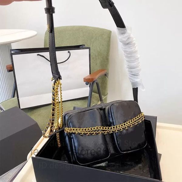 french retro double pocket woman camera bag genuine leather chain famous designer handbags hi 1aao
french retro double pocket woman camera bag genuine leather chain famous designer handbags hi 1aao