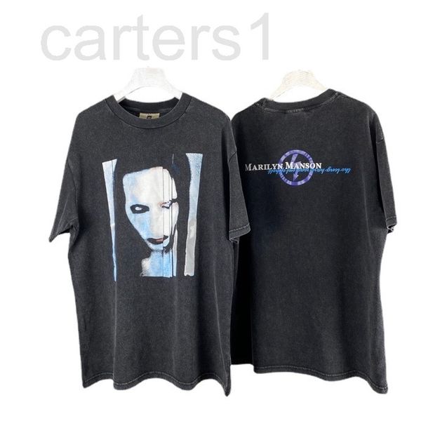 men's t-shirts designer correct version 21ss high street fashion marilyn manson t-shirt men and women lovers washed cotton fog short sl, White;black
men's t-shirts designer correct version 21ss high street fashion marilyn manson t-shirt men and women lovers washed cotton fog short sl, White;black