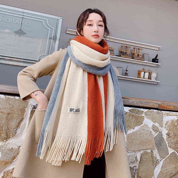 scarf girl autumn and winter korean version lovely student versatile ins couple thickened warm wool neck, Blue;gray
scarf girl autumn and winter korean version lovely student versatile ins couple thickened warm wool neck, Blue;gray