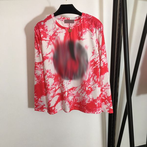 316 2022 milan runway spring summer brand same style t shirt long sleeve women's t-shirt black green red crew neck pullover womens meiy, White
316 2022 milan runway spring summer brand same style t shirt long sleeve women's t-shirt black green red crew neck pullover womens meiy, White