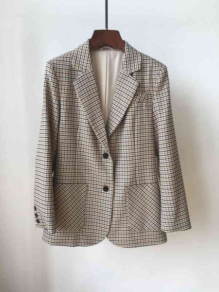women's suits blazers french light luxury fashion cp plaid suit 2 buttons original, White;black
women's suits blazers french light luxury fashion cp plaid suit 2 buttons original, White;black