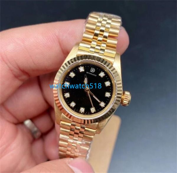classic womens watches sapphire mirror 6917 26mm black dial mechanical yellow gold jubilee steel bracelet waterproof luxury watch waterproof, Slivery;golden
classic womens watches sapphire mirror 6917 26mm black dial mechanical yellow gold jubilee steel bracelet waterproof luxury watch waterproof, Slivery;golden