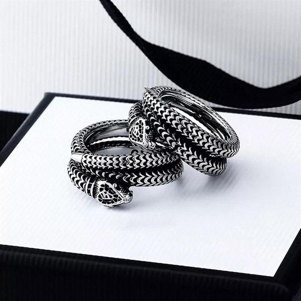 classic snake ring for men women designer shaped 925 g silver a rings with box mens designers bague 2021275g
classic snake ring for men women designer shaped 925 g silver a rings with box mens designers bague 2021275g