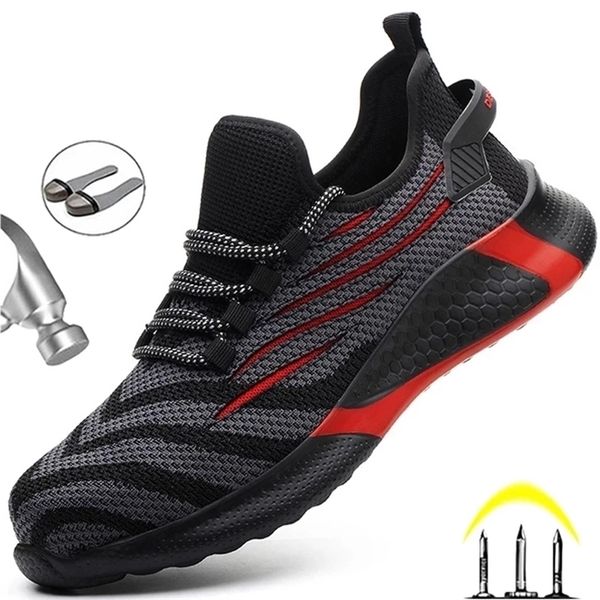 men work safety shoes antipuncture ing sneakers male indestructible boots lightweight 220718, Black
men work safety shoes antipuncture ing sneakers male indestructible boots lightweight 220718, Black