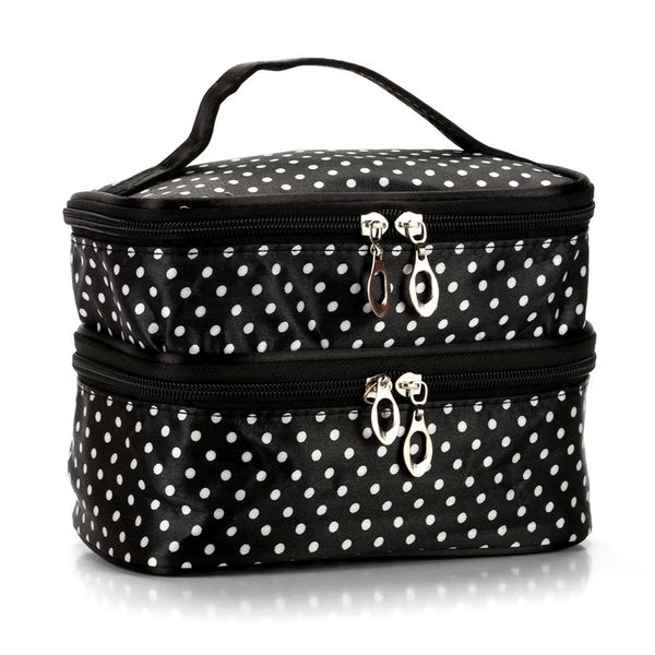 fashion simple dot cosmetic bag doublelayer largecapacity wash storage bag casual women travel makeup bag toiletry case 220621
fashion simple dot cosmetic bag doublelayer largecapacity wash storage bag casual women travel makeup bag toiletry case 220621