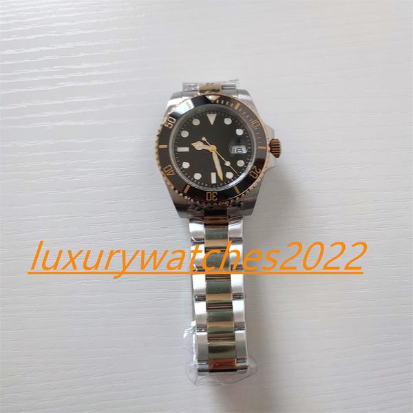 mp fatory waterproof men's watch 40mm 126613 stainless steel yellow gold automatic movement mechanical two tone sapphire luminous wrist, Slivery;brown
mp fatory waterproof men's watch 40mm 126613 stainless steel yellow gold automatic movement mechanical two tone sapphire luminous wrist, Slivery;brown