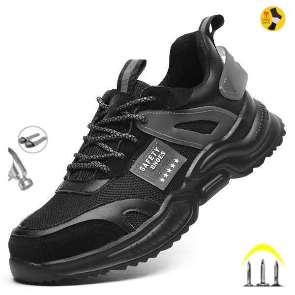 indestructible shoes men work safety shoes with steel toe cap puncture-proof boots lightweight male footwear security sneakers, Black;brown
indestructible shoes men work safety shoes with steel toe cap puncture-proof boots lightweight male footwear security sneakers, Black;brown