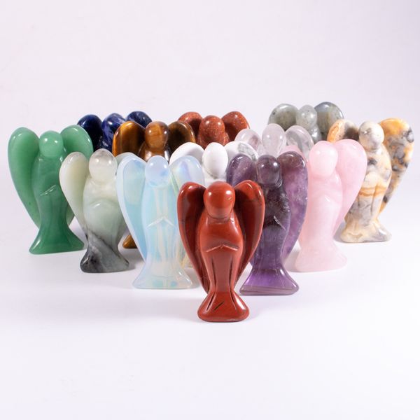 5cm carved angel statue natural stone decoration quartz polished healing crystal home ornament reiki trinket collection 1.5 inch, Black
5cm carved angel statue natural stone decoration quartz polished healing crystal home ornament reiki trinket collection 1.5 inch, Black