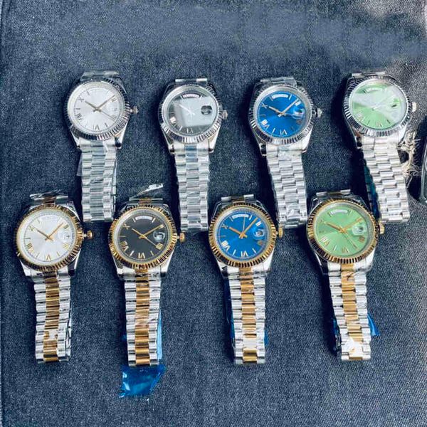 41mm automatic mechanical mens sports watch black white dial sapphire glass watches datejust stainless steel male wristwatches, Slivery;brown
41mm automatic mechanical mens sports watch black white dial sapphire glass watches datejust stainless steel male wristwatches, Slivery;brown
