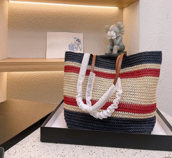fashion stripe braiding shopping bag high capacity letter printing handbag designer brand luxury women elegance single-shoulder bags
fashion stripe braiding shopping bag high capacity letter printing handbag designer brand luxury women elegance single-shoulder bags