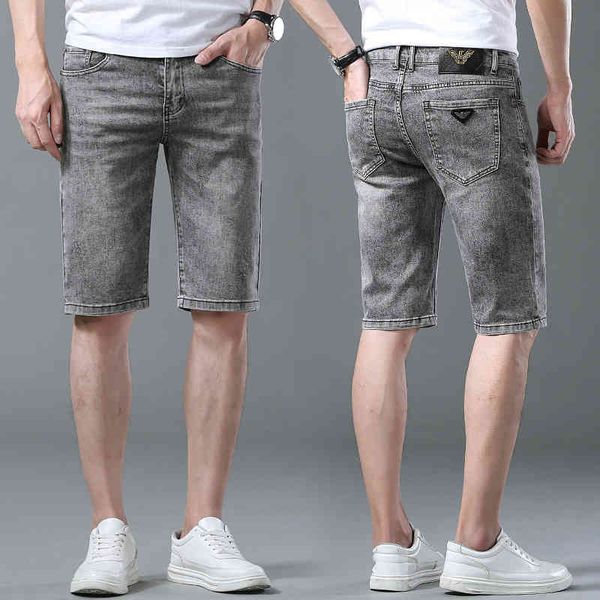 men's jeans summer casual jeans men's small foot slim cotton elastic shorts korean embroidered pants capris aj yqwk, Blue
men's jeans summer casual jeans men's small foot slim cotton elastic shorts korean embroidered pants capris aj yqwk, Blue