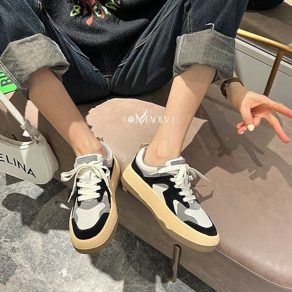 dress shoes designer black and white hit gray ~ korean board shoes women's new leisure thick soled sports leather daddy in spring 2022x
dress shoes designer black and white hit gray ~ korean board shoes women's new leisure thick soled sports leather daddy in spring 2022x