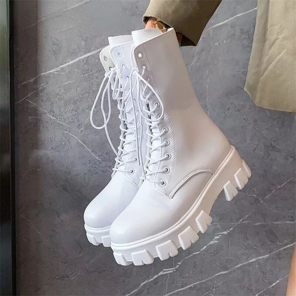 autumn and winter middle boots fashion laceup zipper botas mujer sports thicksoled martin boots casual womens shoes 220815, Black
autumn and winter middle boots fashion laceup zipper botas mujer sports thicksoled martin boots casual womens shoes 220815, Black