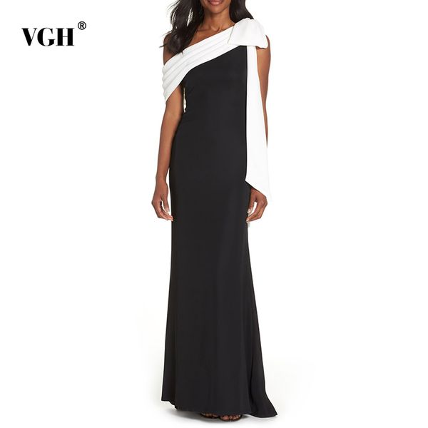 hit color patchwork evening dress for women diagonal collar sleeveless one off shoulder high waist maxi dresses female 210507, Black;gray
hit color patchwork evening dress for women diagonal collar sleeveless one off shoulder high waist maxi dresses female 210507, Black;gray