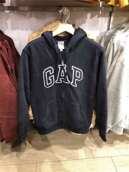 brand hoodie gap men's casual zipper thickened cashmere sweater 2021 autumn winter new 7399 xz2x, Black
brand hoodie gap men's casual zipper thickened cashmere sweater 2021 autumn winter new 7399 xz2x, Black