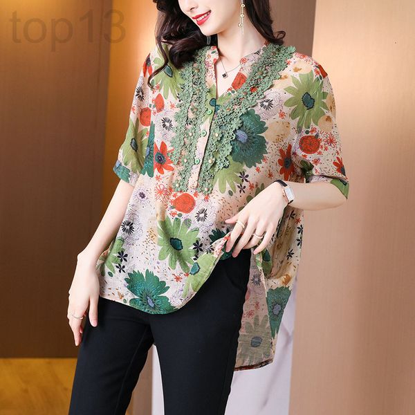 women's blouses & shirts designer printed fashion foreign style small shirt women's 2021 new summer lace stitched celebrity loose, White
women's blouses & shirts designer printed fashion foreign style small shirt women's 2021 new summer lace stitched celebrity loose, White