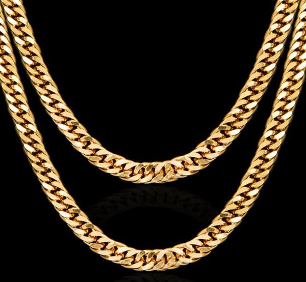 5.5mm snake bone chain 18k gold plated necklace 60cm, Black
5.5mm snake bone chain 18k gold plated necklace 60cm, Black