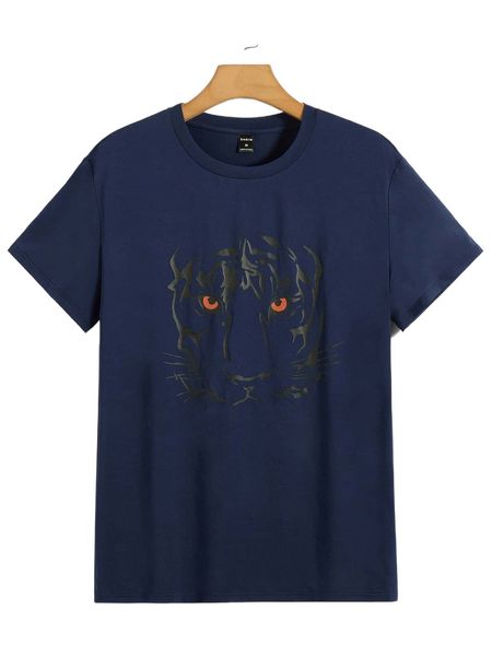 men tiger print tee c4yk#, White;black
men tiger print tee c4yk#, White;black