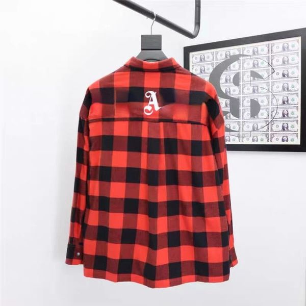 selling pa men's and women's casual shirts cotton angel alphabet print thin jacket retro plaid fashion long sleeve shirt, White;black
selling pa men's and women's casual shirts cotton angel alphabet print thin jacket retro plaid fashion long sleeve shirt, White;black