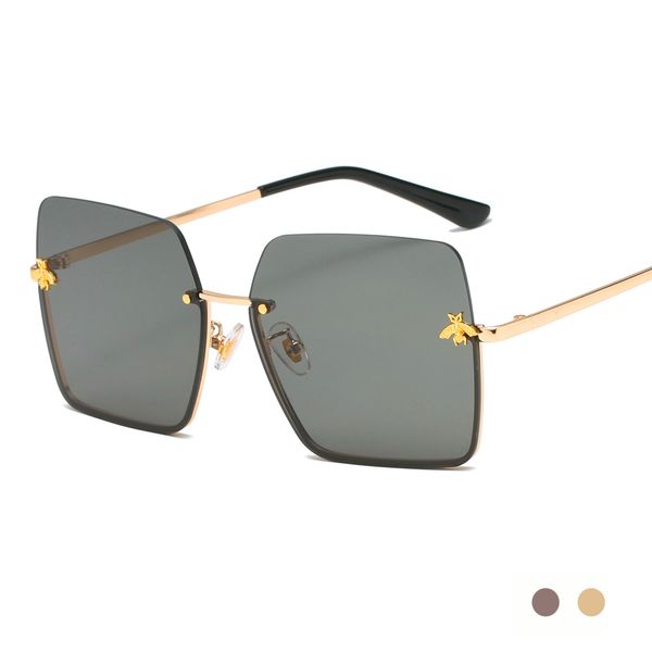 women's sunglasses 2022 new fashion lady oversize random square women small bee glass gradient sunglasses female uv400, White;black
women's sunglasses 2022 new fashion lady oversize random square women small bee glass gradient sunglasses female uv400, White;black