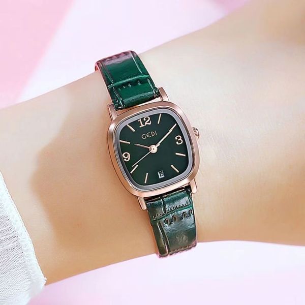luxury womens watches square waterproof designer ladies leather belt calendar ins college style korean version of the simple student watch f, Slivery;golden
luxury womens watches square waterproof designer ladies leather belt calendar ins college style korean version of the simple student watch f, Slivery;golden
