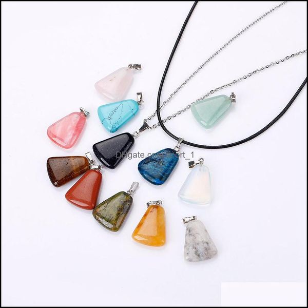 pendant necklaces pendants jewelry natural stone trapezoid necklace opal tigers eye pink quartz crystal chakra re dhkfm, Silver
pendant necklaces pendants jewelry natural stone trapezoid necklace opal tigers eye pink quartz crystal chakra re dhkfm, Silver