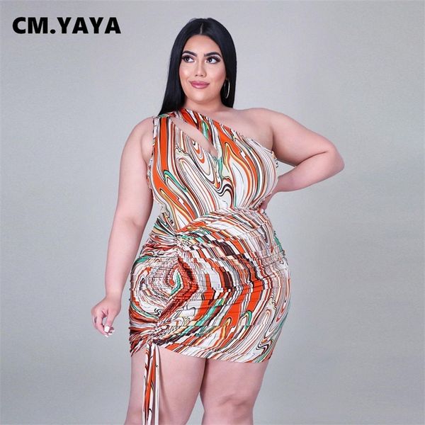 cm.yaya women plus size dress print one shoulder sleeveless shirring strechy above knee length dresses fashion outfit summer 220516, Black;gray
cm.yaya women plus size dress print one shoulder sleeveless shirring strechy above knee length dresses fashion outfit summer 220516, Black;gray