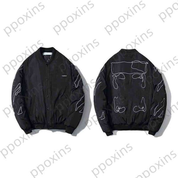 off jacket offs men's autumn and winter new classic sketch 3d embroidery irregular arrow thickened cotton paddedq4at, Black;brown
off jacket offs men's autumn and winter new classic sketch 3d embroidery irregular arrow thickened cotton paddedq4at, Black;brown