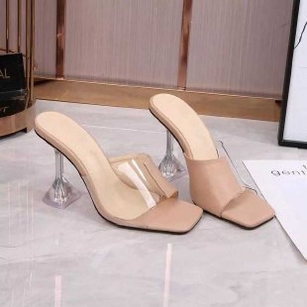 classic luxury paris women's pvc transparent high heels crystal mules shoes 2022 summer fashion wine glasses with women's slippers, Black
classic luxury paris women's pvc transparent high heels crystal mules shoes 2022 summer fashion wine glasses with women's slippers, Black