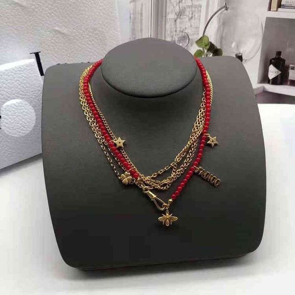 fashion brand jewelry new luxury bracelet wholesale family letter five pointed flower red bead, Silver
fashion brand jewelry new luxury bracelet wholesale family letter five pointed flower red bead, Silver