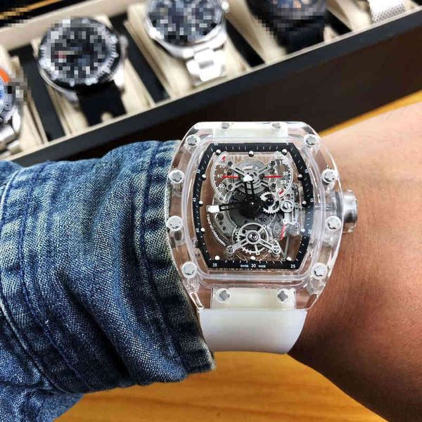 tourbillon leisure mens transparent shell automatic mechanical watch rectangular personality full hollowed out fashion trendy sports, Slivery;brown
tourbillon leisure mens transparent shell automatic mechanical watch rectangular personality full hollowed out fashion trendy sports, Slivery;brown