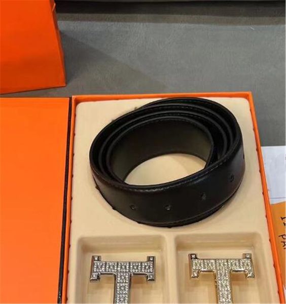 luxury designers belt big buckle fashion genuine leather women belts mens classic casual waistband with double buckles gift box, Black;brown
luxury designers belt big buckle fashion genuine leather women belts mens classic casual waistband with double buckles gift box, Black;brown