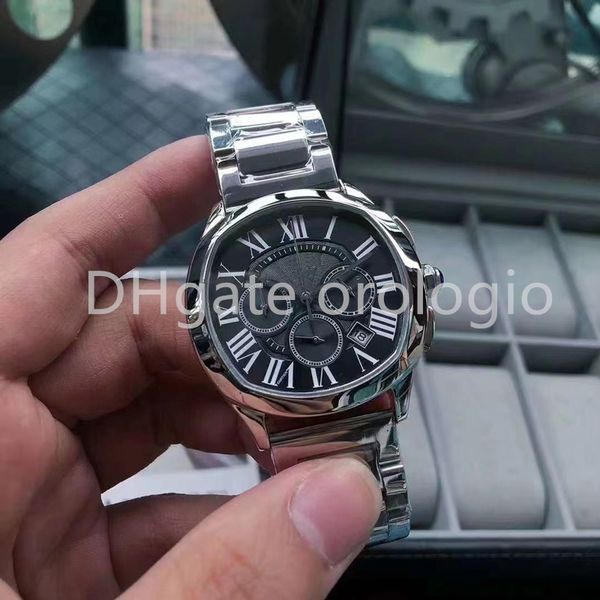 2022 new men's watch imported quartz movement 316 stainless steel case super luminous waterproof steel band luxury watch, Slivery;brown
2022 new men's watch imported quartz movement 316 stainless steel case super luminous waterproof steel band luxury watch, Slivery;brown