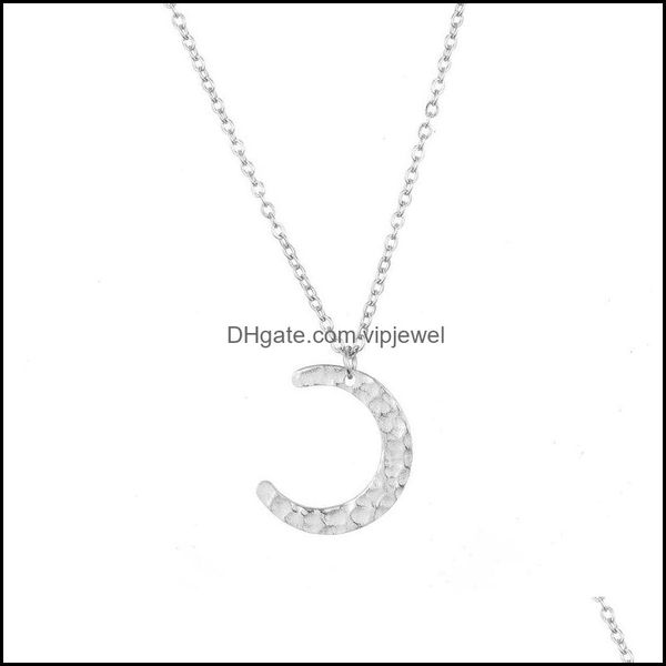 pendant necklaces pendants jewelry stainless steel moon shaped hammer classic crescent necklace for women drop delivery 2021 t7hwq, Silver
pendant necklaces pendants jewelry stainless steel moon shaped hammer classic crescent necklace for women drop delivery 2021 t7hwq, Silver