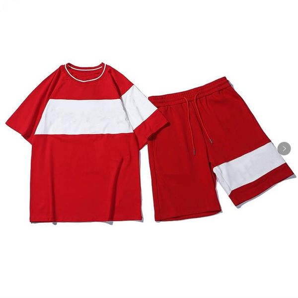 men's fashion casual short sleeve t-shirt luxury quality shorts sports suit 100% cotton black red embroidered letter pa262y, Gray
men's fashion casual short sleeve t-shirt luxury quality shorts sports suit 100% cotton black red embroidered letter pa262y, Gray