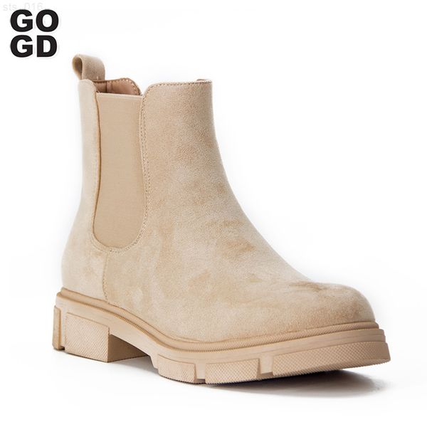 gogd chelsea boots women beige ankle boots chunky heel platform british knight women's shoes dr. boots smoke pipe bootst220718, Black
gogd chelsea boots women beige ankle boots chunky heel platform british knight women's shoes dr. boots smoke pipe bootst220718, Black