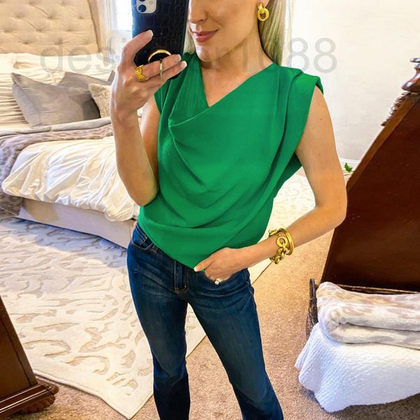women's tanks & camis designer kale 2022 summer solid color built-in collar sleeveless vest women's wear vd7x, White
women's tanks & camis designer kale 2022 summer solid color built-in collar sleeveless vest women's wear vd7x, White