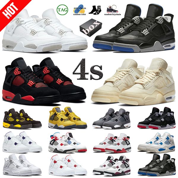 boots 4 4s men women basketball shoes black cat bred sail fire red thunder white oreo university blue cool grey mushroom diy cement sports s
boots 4 4s men women basketball shoes black cat bred sail fire red thunder white oreo university blue cool grey mushroom diy cement sports s