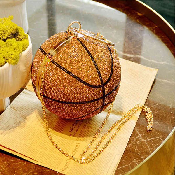 new design diamond crystal shiny rhinestone evening clutch bag basketball shaped purse women s
new design diamond crystal shiny rhinestone evening clutch bag basketball shaped purse women s