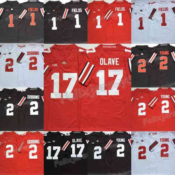 ncaa 2020 ohio state buckeyes 17 chris olave justin fields 2 chase young jk dobbins college football jerse, Black
ncaa 2020 ohio state buckeyes 17 chris olave justin fields 2 chase young jk dobbins college football jerse, Black