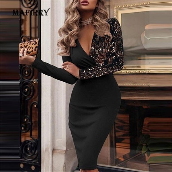 office women chic slim sequins dress female spring autumn long sleeve street wear dress england style v neck print bodycon dress 220317, Black;gray
office women chic slim sequins dress female spring autumn long sleeve street wear dress england style v neck print bodycon dress 220317, Black;gray
