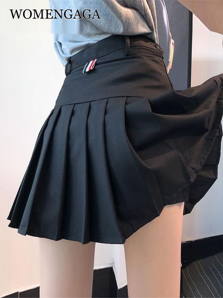 womengaga big size 2xl spring a-line high waist pleated skirt for women's fold mini women double layer girl gc2m 220518, Black
womengaga big size 2xl spring a-line high waist pleated skirt for women's fold mini women double layer girl gc2m 220518, Black