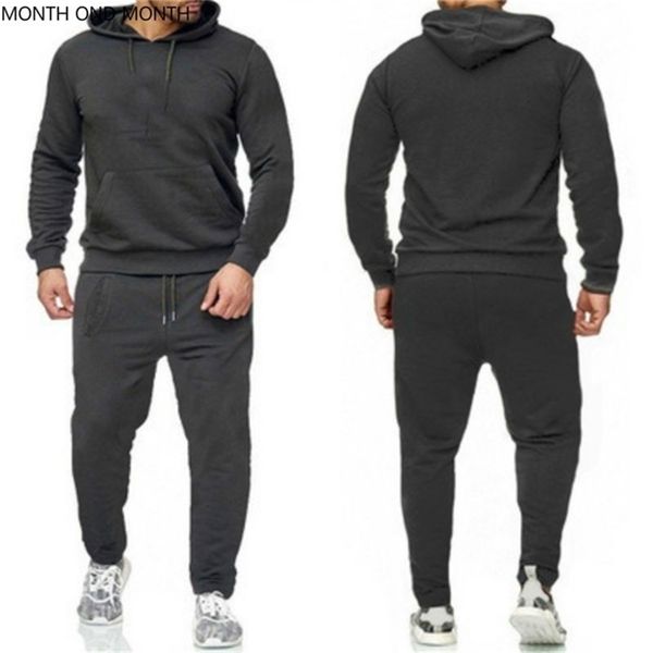 2pcs men sets casual fashion hoodies pant hoody sweatshirts sweatpants tracksuit autumn winter jogging sportswear solid jacket 201210, Gray
2pcs men sets casual fashion hoodies pant hoody sweatshirts sweatpants tracksuit autumn winter jogging sportswear solid jacket 201210, Gray