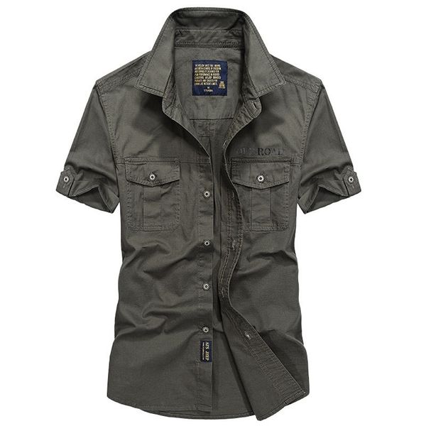 plus size 4xl men's summer short sleeve shirts cargo military breathable cool imported clothing camisa social masculina 220324, White;black
plus size 4xl men's summer short sleeve shirts cargo military breathable cool imported clothing camisa social masculina 220324, White;black