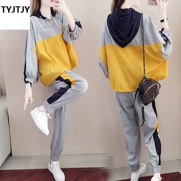 containing cotton fashion spring and autumn casual tracksuit for women new loose korean version was thin and foreign style y201128, White
containing cotton fashion spring and autumn casual tracksuit for women new loose korean version was thin and foreign style y201128, White