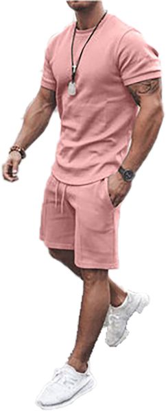 men's tracksuits fashion print sportswear suits short sleeve t shirt +shorts gym jogging sports set brand clothing 2 pieces sets, Gray
men's tracksuits fashion print sportswear suits short sleeve t shirt +shorts gym jogging sports set brand clothing 2 pieces sets, Gray
