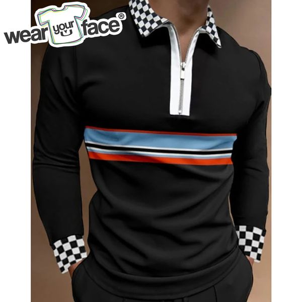 racing stripe floral 3d all over printed zipper polo shirt summer streetwear casual sports full sleeve vocation men clothing 220609, White;black
racing stripe floral 3d all over printed zipper polo shirt summer streetwear casual sports full sleeve vocation men clothing 220609, White;black