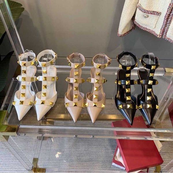 2022 women pumps wedding shoes woman high heels sandal nude fashion ankle straps rivets bridal, Black
2022 women pumps wedding shoes woman high heels sandal nude fashion ankle straps rivets bridal, Black