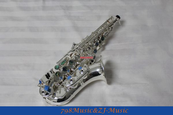 professional silver nickel soprano saxophone eb sax black shell key high f# w/case lorico saxophone ring mute l-rs
professional silver nickel soprano saxophone eb sax black shell key high f# w/case lorico saxophone ring mute l-rs