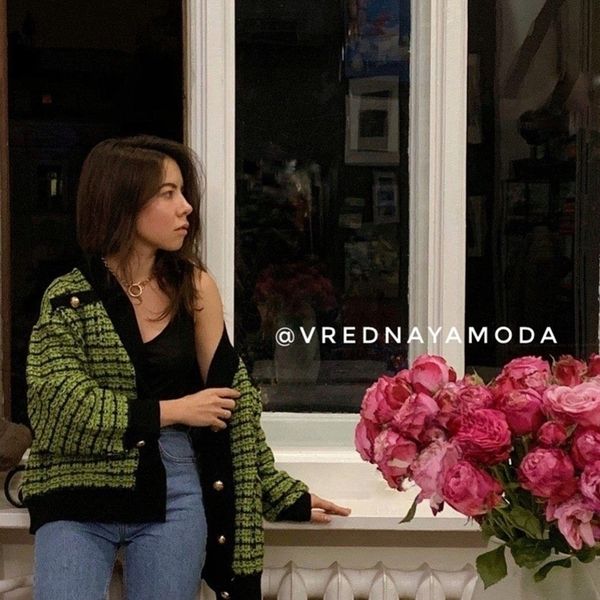 fall women knitted cardigan pocket long sleeve beige green warm thicken plaid coat y200101, Black;brown
fall women knitted cardigan pocket long sleeve beige green warm thicken plaid coat y200101, Black;brown